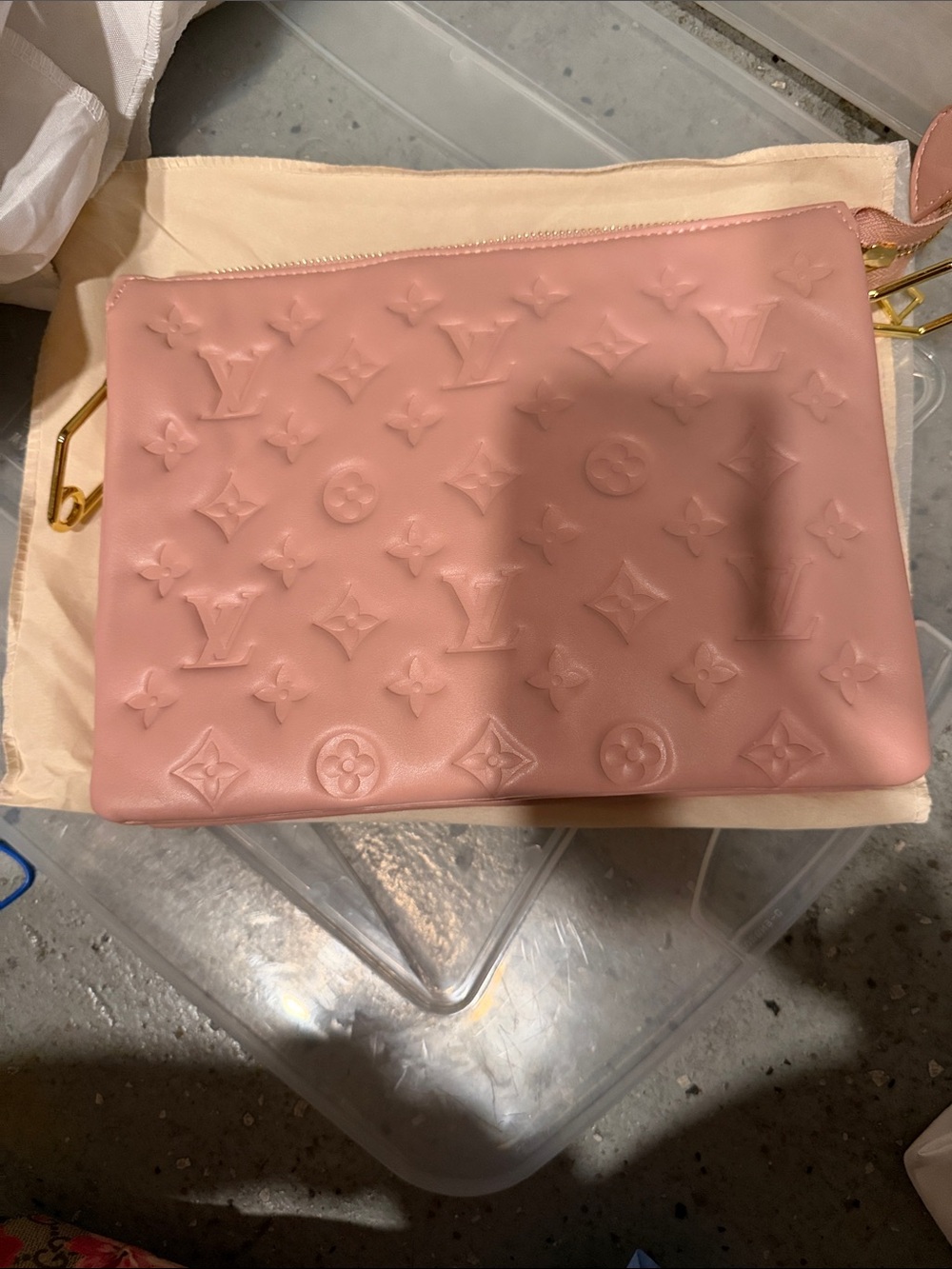 Inspired Collection Pink Embossed Leather
